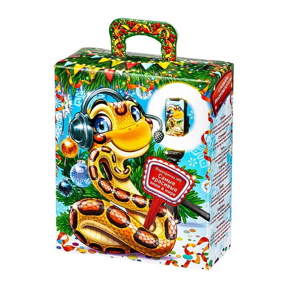 Сладкий новогодний подарок Змейка-Блогер